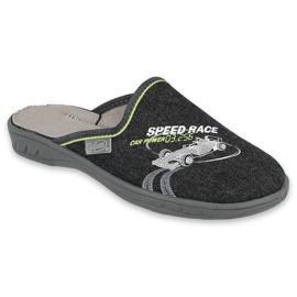 Scarpe per bambini colorate Befado 707Y405 nero grigio verde 1