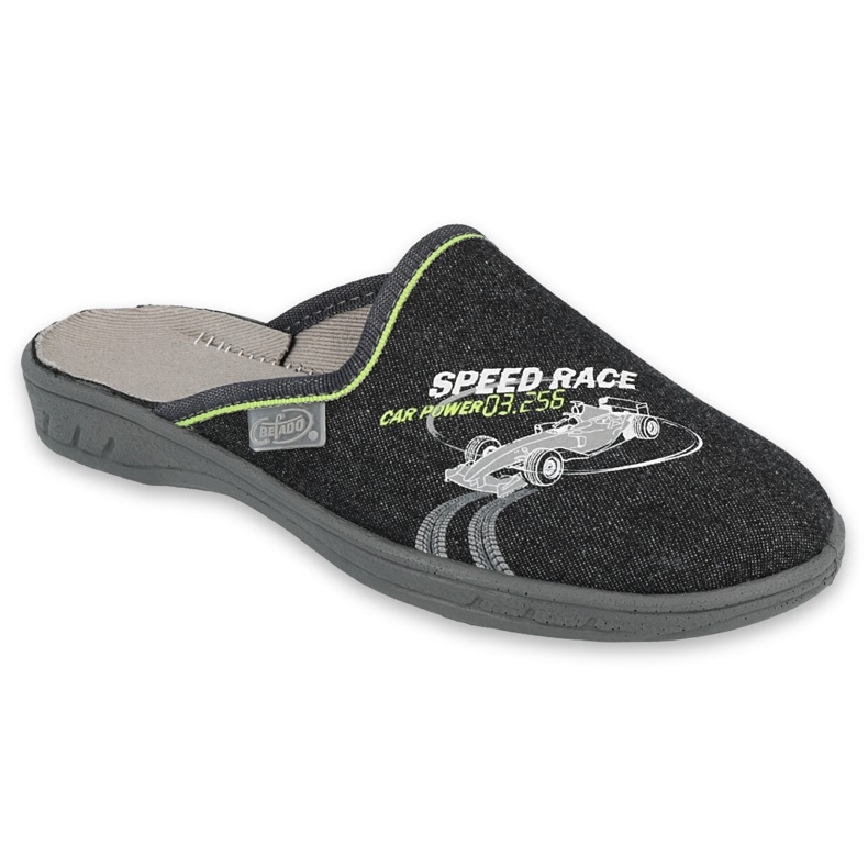 Scarpe per bambini colorate Befado 707Y405 nero grigio verde 1