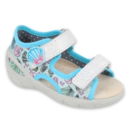 Scarpe per bambini Befado 065P133 blu grigio multicolore 1