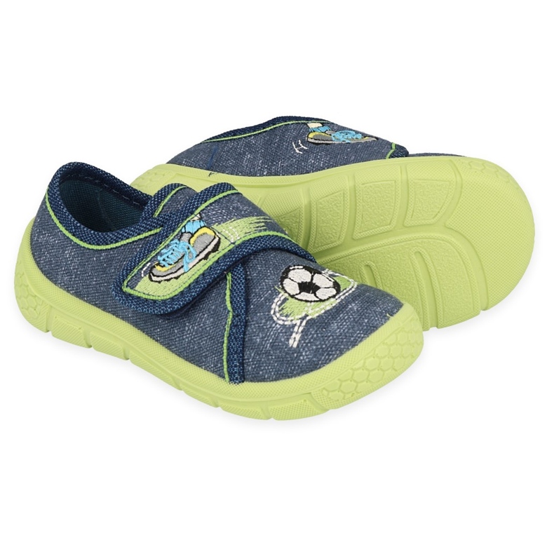 Scarpe per bambini Befado 557P138 blu navy verde 2