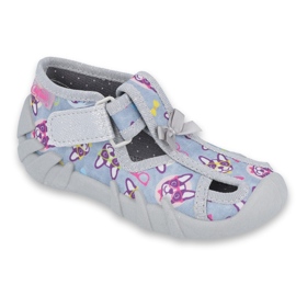 Scarpe per bambini Befado 190P093 blu grigio multicolore 1