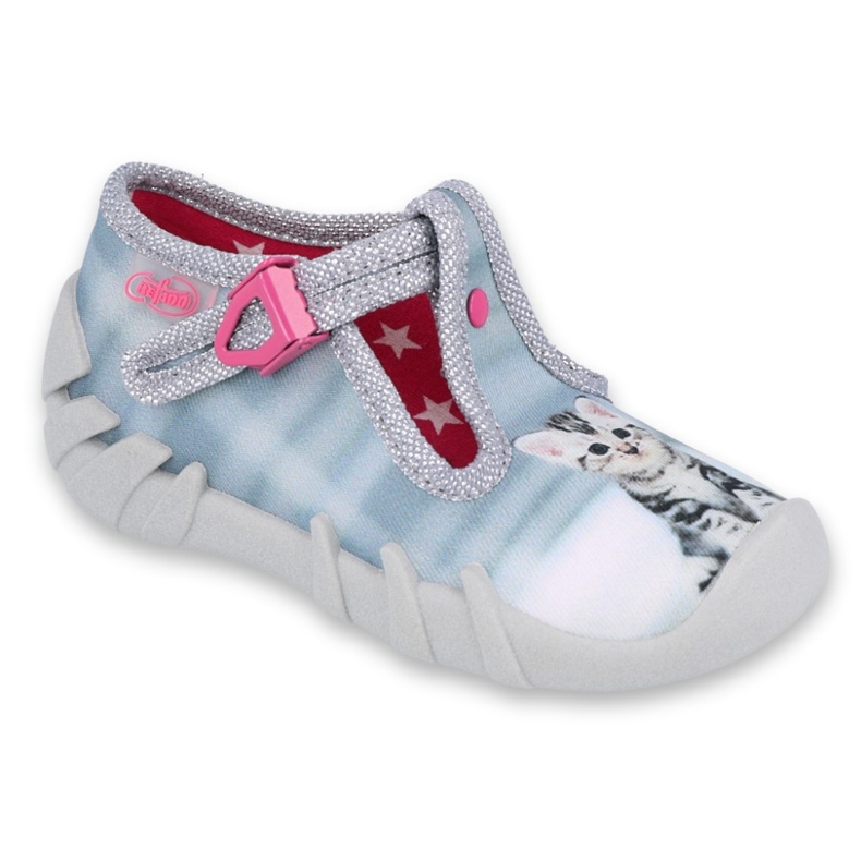 Scarpe per bambini Befado 110P365 rosa grigio multicolore 1