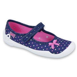 Scarpe per bambini Befado 114Y372 blu navy rosa 1