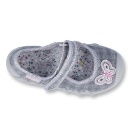 Scarpe per bambini Befado 109P189 rosa grigio 1