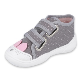 Scarpe per bambini Befado 212P059 grigio rosa 1