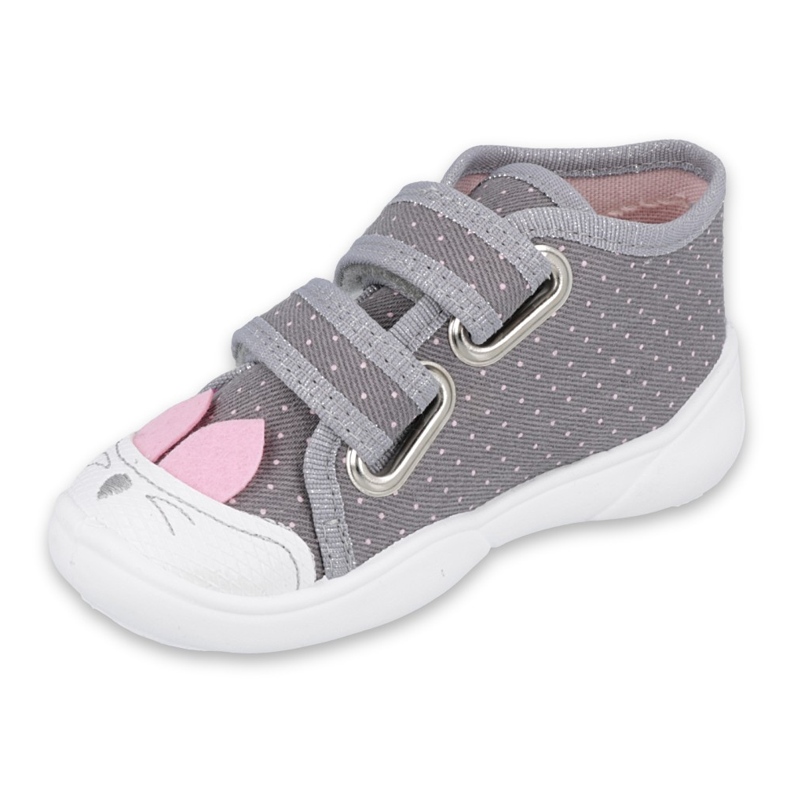 Scarpe per bambini Befado 212P059 grigio rosa 1