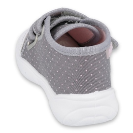 Scarpe per bambini Befado 212P059 grigio rosa 2