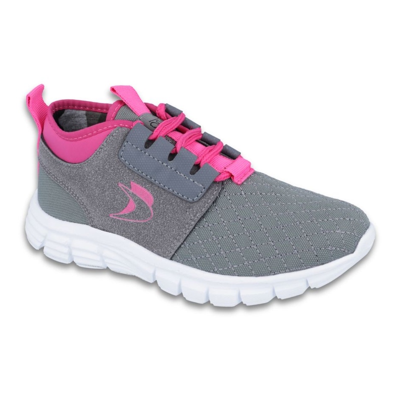 Scarpe per bambini Befado fino a 23 cm 516Y032 rosa grigio 1