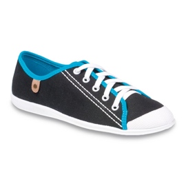 Scarpe giovanili Befado 248Q019 nero blu 2