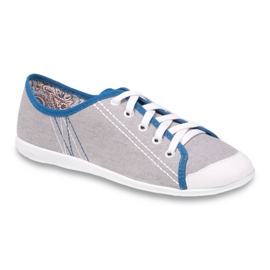 Scarpe giovanili Befado 248Q020 blu grigio 1