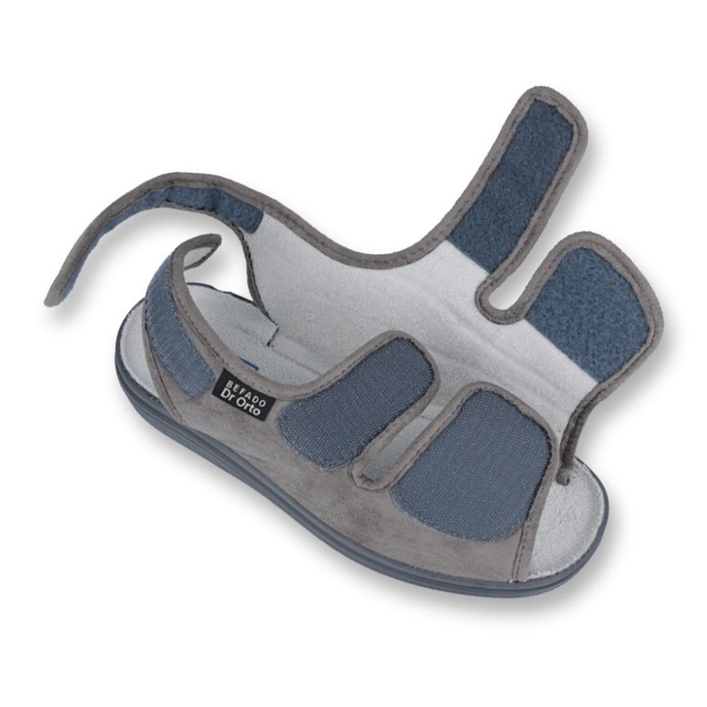 Scarpe da uomo Befado pu 733M006 grigio 1