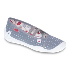 Scarpe per bambini Befado 116Y199 bianco grigio 1
