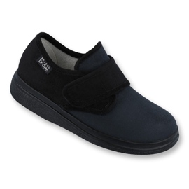 Befado scarpe da uomo pu 131M004 nero 1