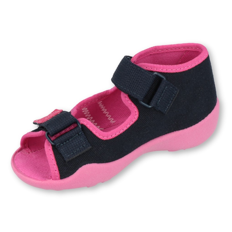Scarpe per bambini Befado 242P056 blu navy rosa 1