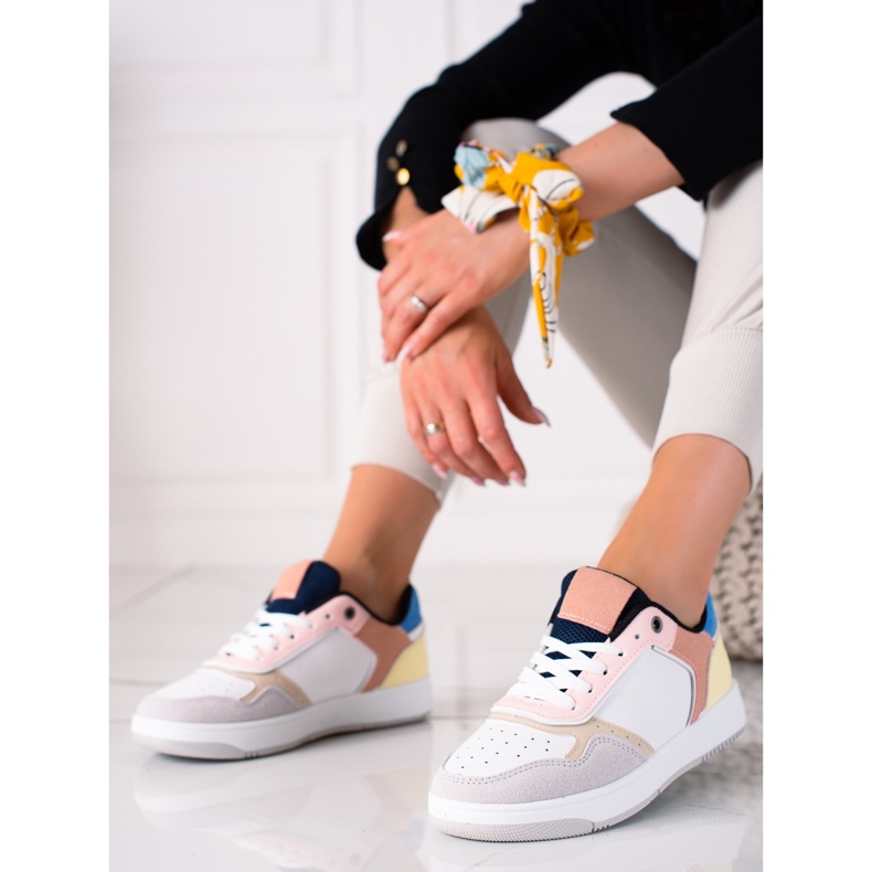 SHELOVET Sneakers da donna colorate multicolore 1