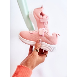 FR1 Scarpe Sportive Per Bambini Con Velcro Rosa Lexy 1