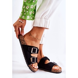 FB1 Ciabatte Slip-On da donna nere Misandei nero 1