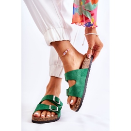 FB1 Slip-on Misandei da donna di colore verde 2