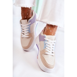 PS1 Scarpe Sportive da Donna Beige Francis multicolore 2