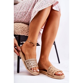 Ciabatte in gomma Golden Charis da donna d'oro 2