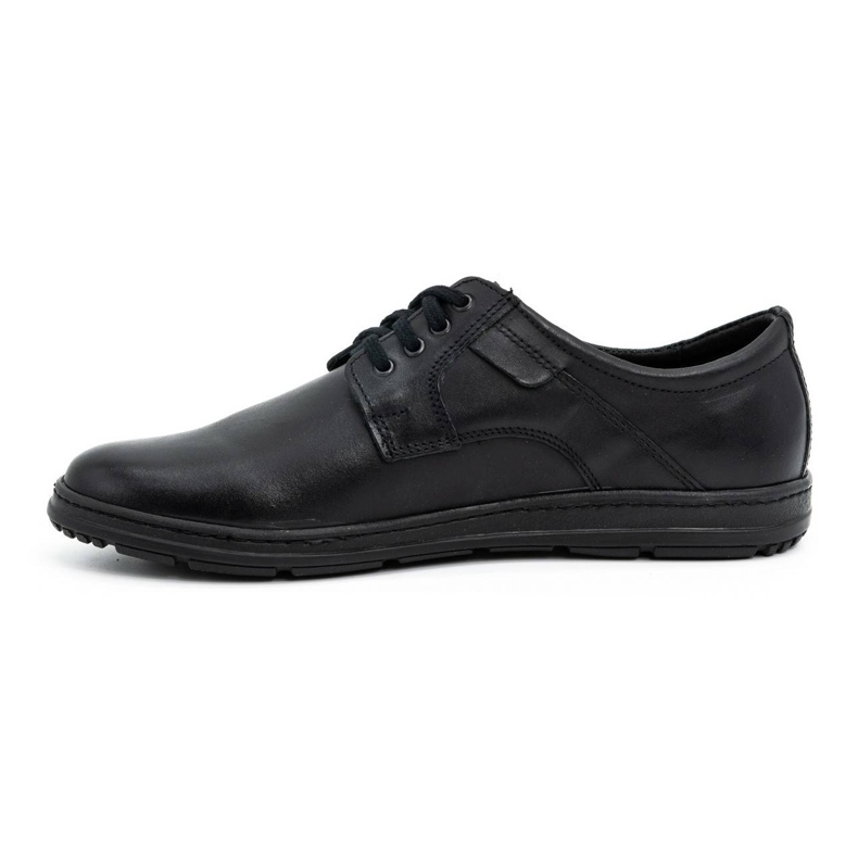 Joker Scarpe da uomo in pelle nere 536J nero 1