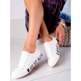 SHELOVET Sneakers bianche alla moda bianco 2