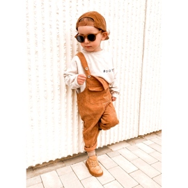 PA1 Sneakers alte per bambini con cerniera Camel Boone giallo cammello 2