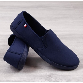 Sneakers slip-on da uomo Atletico blu navy 1