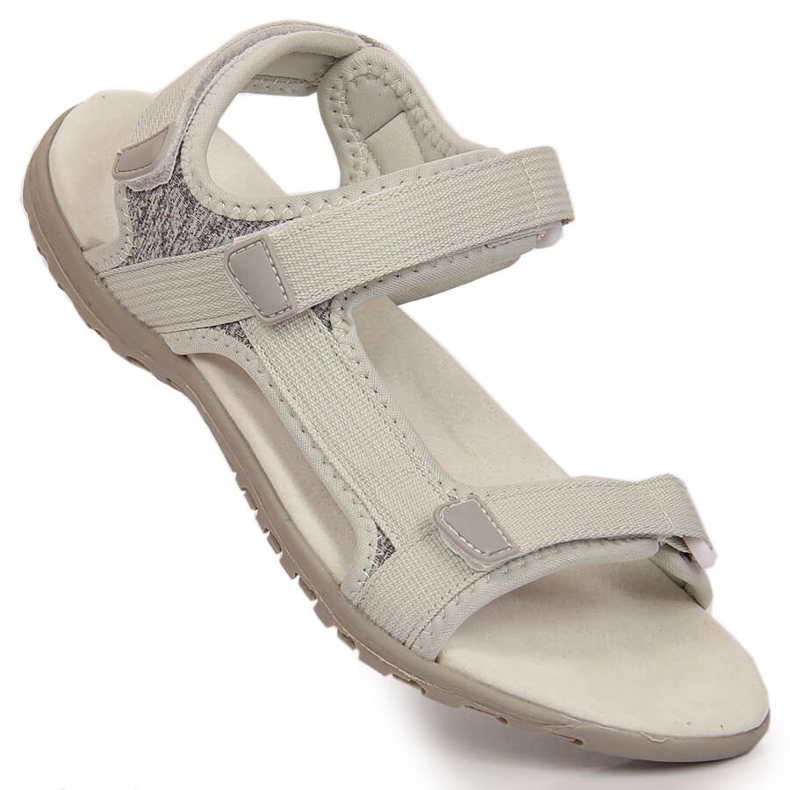 Sandali sportivi con velcro grigio American Club 1