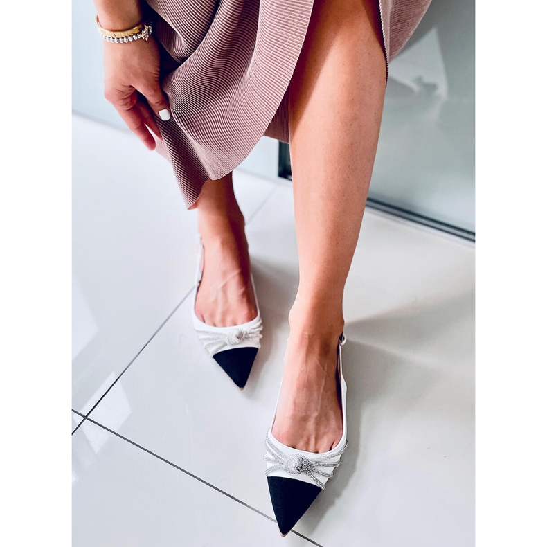 Ballerine Chanel Taylor bianche bianco 2