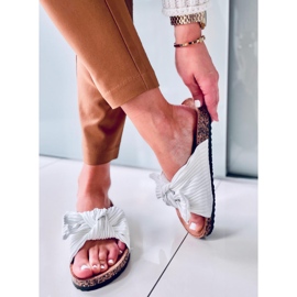 Ciabatte in sughero Moss White bianca 1