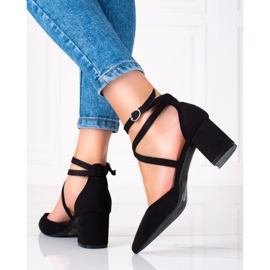 SHELOVET Décolleté nere alla moda nero 1