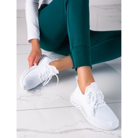 SHELOVET Scarpe sportive bianche bianca 2