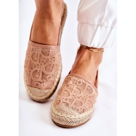 S.Barski Espadrillas traforate da donna classiche Nude Catris beige 2