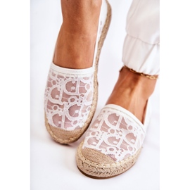 S.Barski Classiche espadrillas traforate Catris bianche da donna bianco 1