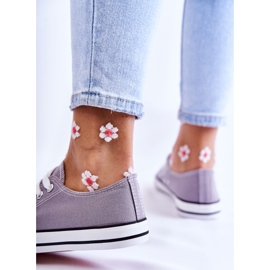 PJ1 Sneakers Classiche da Donna Tied Grey Be Mine grigio 1