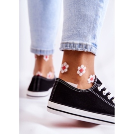 PJ1 Sneakers Classiche da Donna Legate Nere Be Mine nero 2