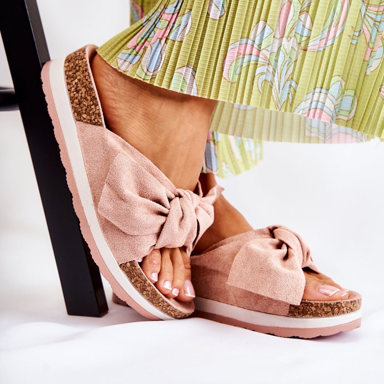 PG1 Pantofole Sulla Piattaforma Rosa Così Comoda 1