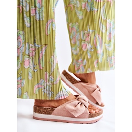 PG1 Pantofole Sulla Piattaforma Rosa Così Comoda 2