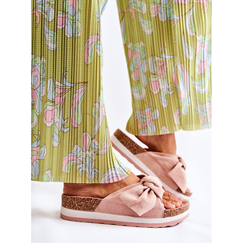 PG1 Pantofole Sulla Piattaforma Rosa Così Comoda 2