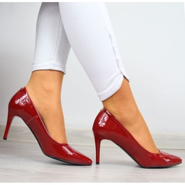 Décolleté su stiletto laccato rosso W Juma 2