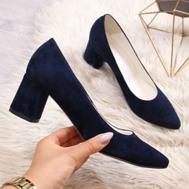 Décolleté sul montante, Juma blu navy 1