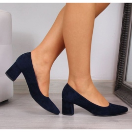 Décolleté sul montante, Juma blu navy 2
