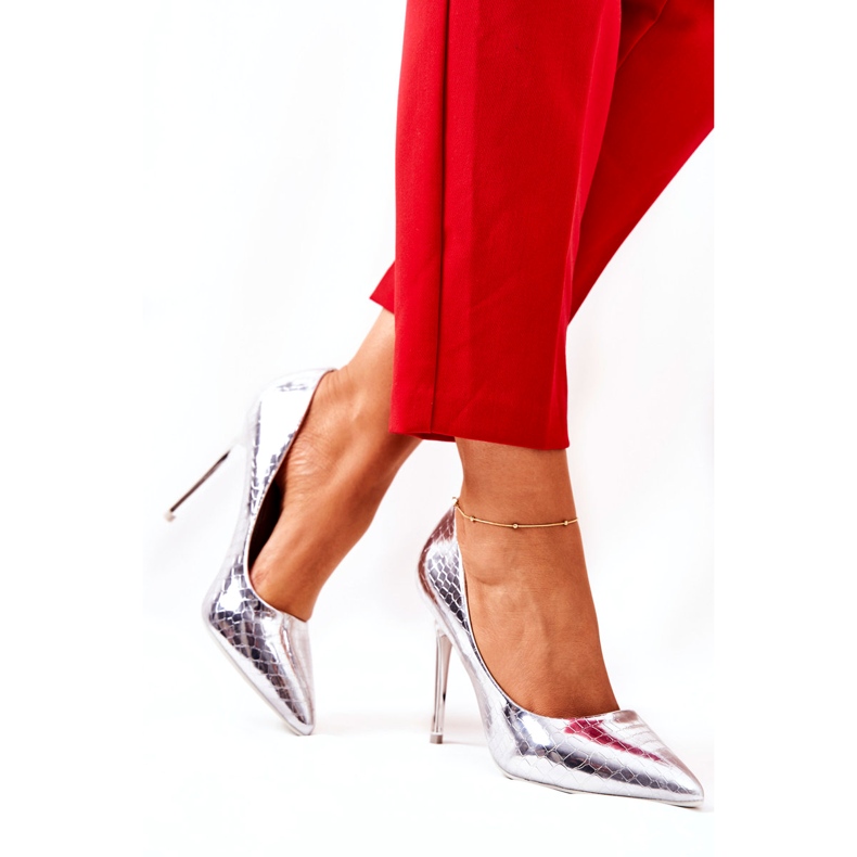 WS1 Spille in argento con motivo serpente Tissoria d'argento 2