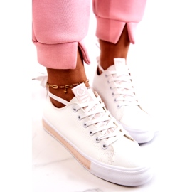 PS1 Sneakers da Donna in Pelle Bianco-Beige Mikayla bianca 4