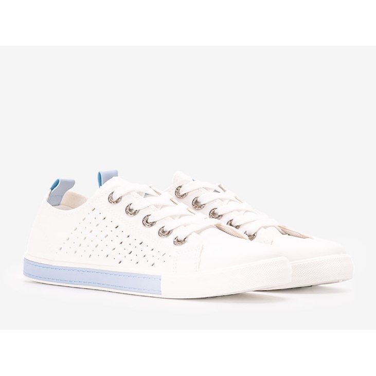 Sneakers da donna Tuuri bianche e blu bianco 1