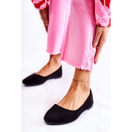 PS1 Ballerine classiche da donna in camoscio nero Arina 1