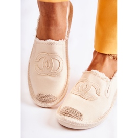 Espadrillas Flaure da donna classiche beige 1