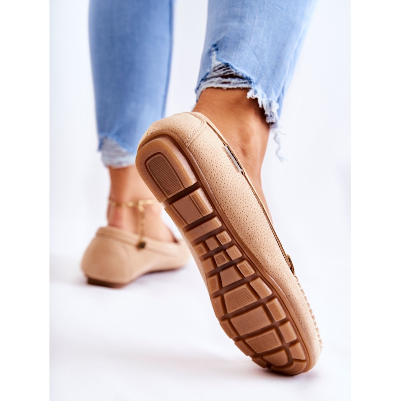 PH1 Mocassini da donna in camoscio Beige Millare 2