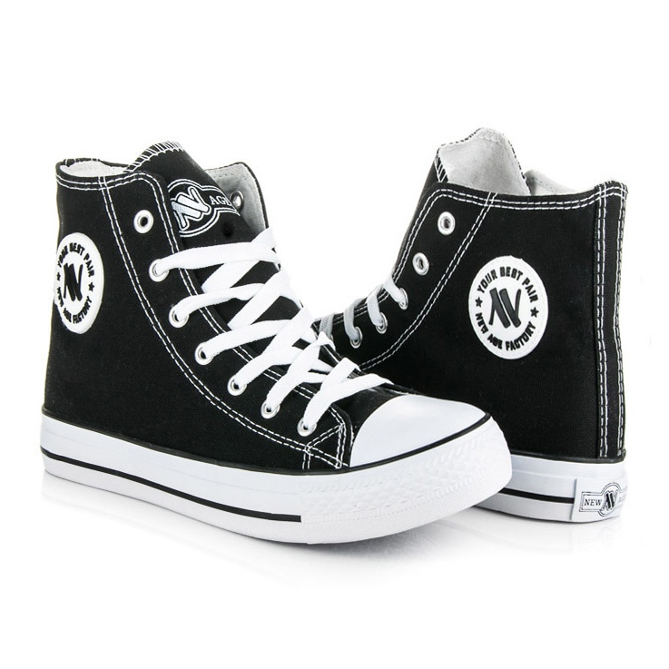 Scarpe da ginnastica alte New Age nero 1